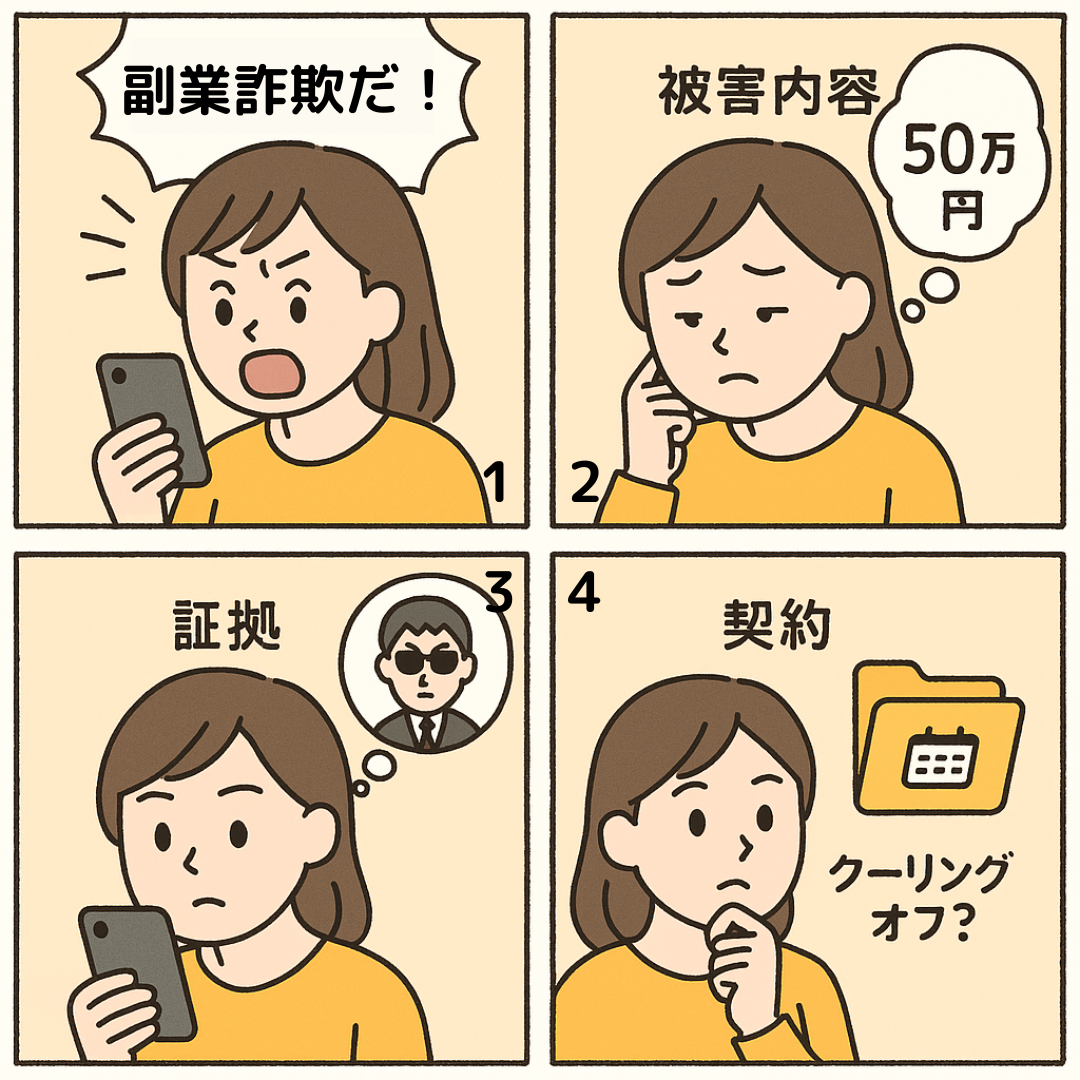 副業詐欺にあった場合の対処法