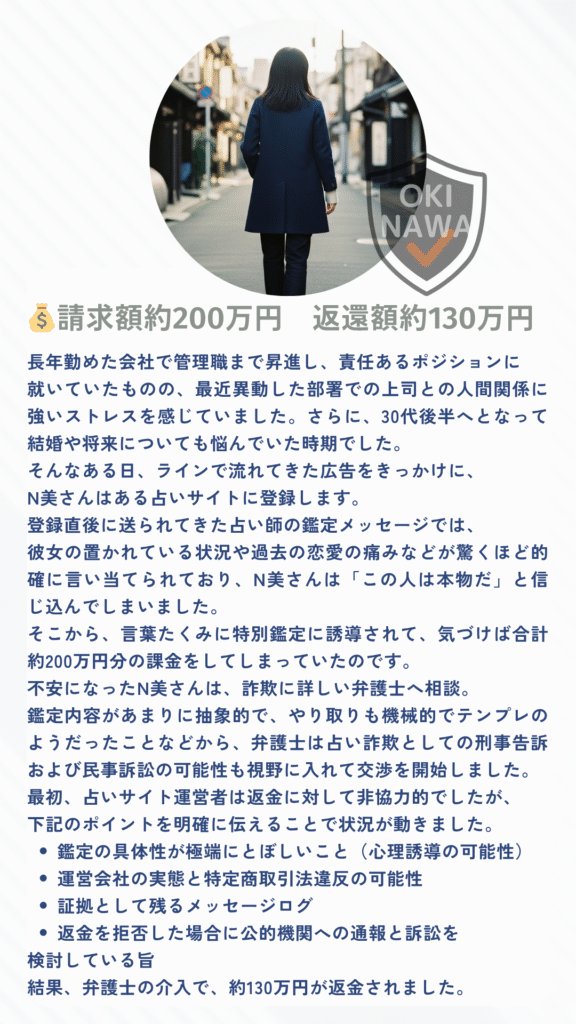 返金成功事例