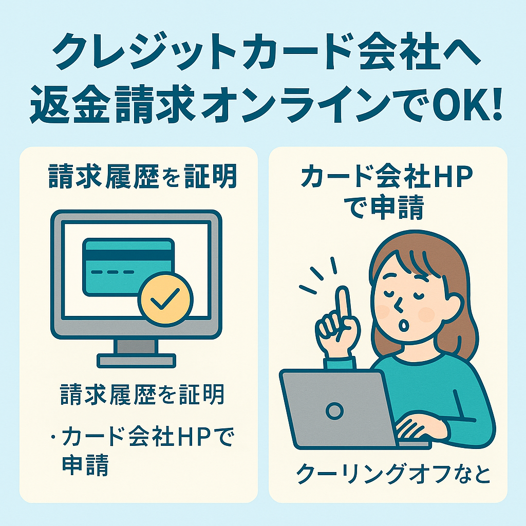 クレジットカード返金